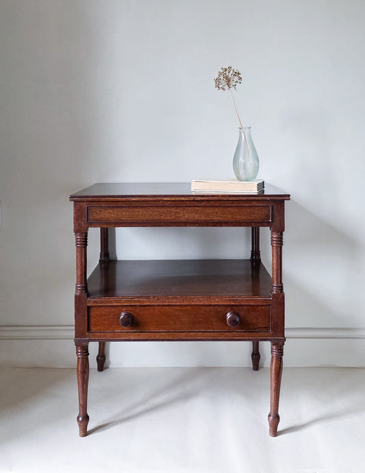 The June Antique Mahogany Side Table
