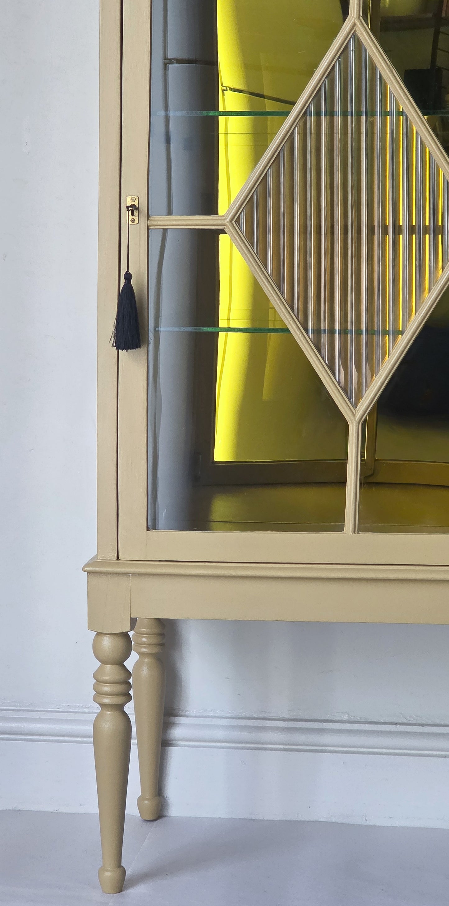 BBC One Money For Nothing Edwardian Upcycled Display Drinks Cabinet