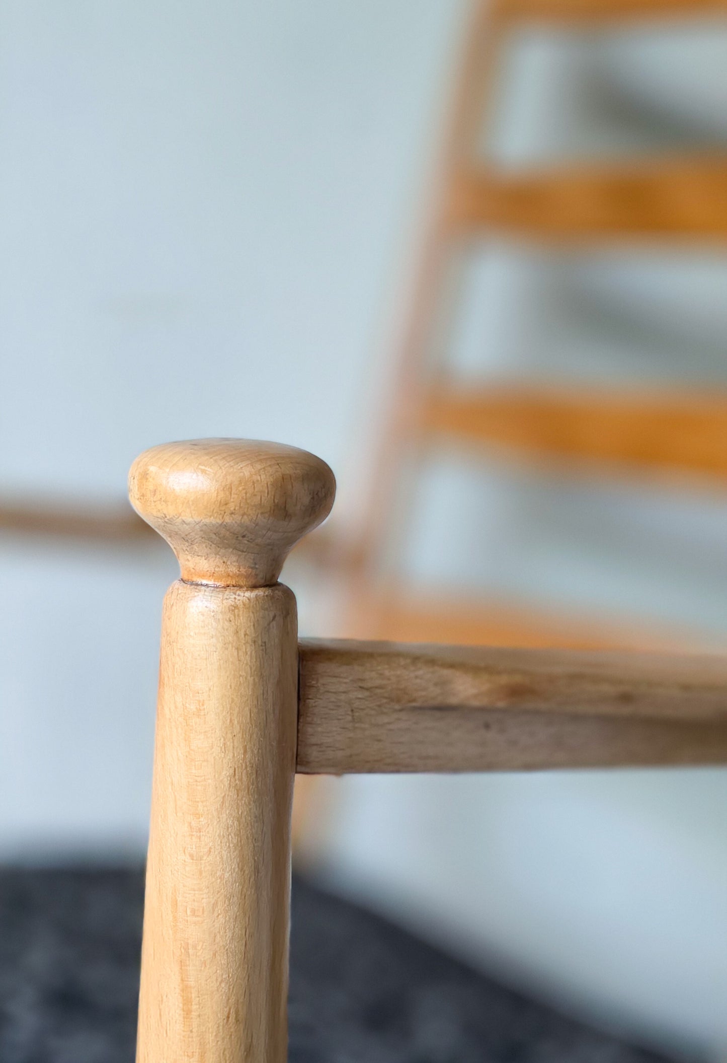 The Nell Danish Neils Eilerson Mid Century Ladder Back Rocking Chair