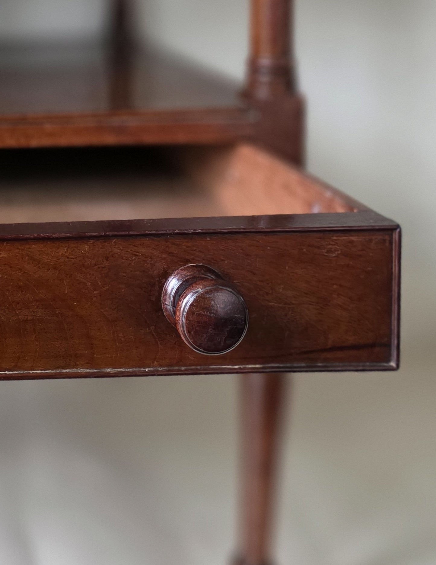 The June Antique Mahogany Side Table