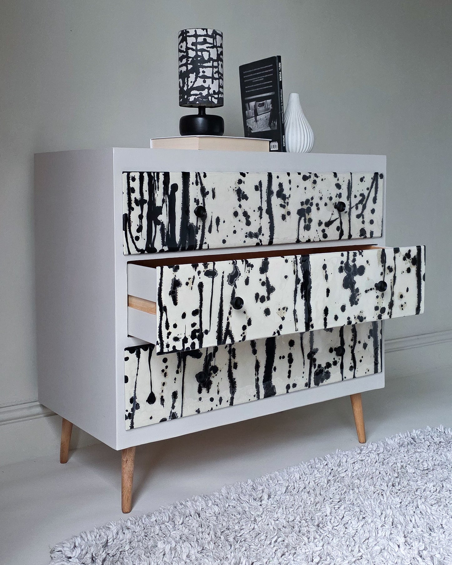 The Ink Blot Resin Chest Of Drawers