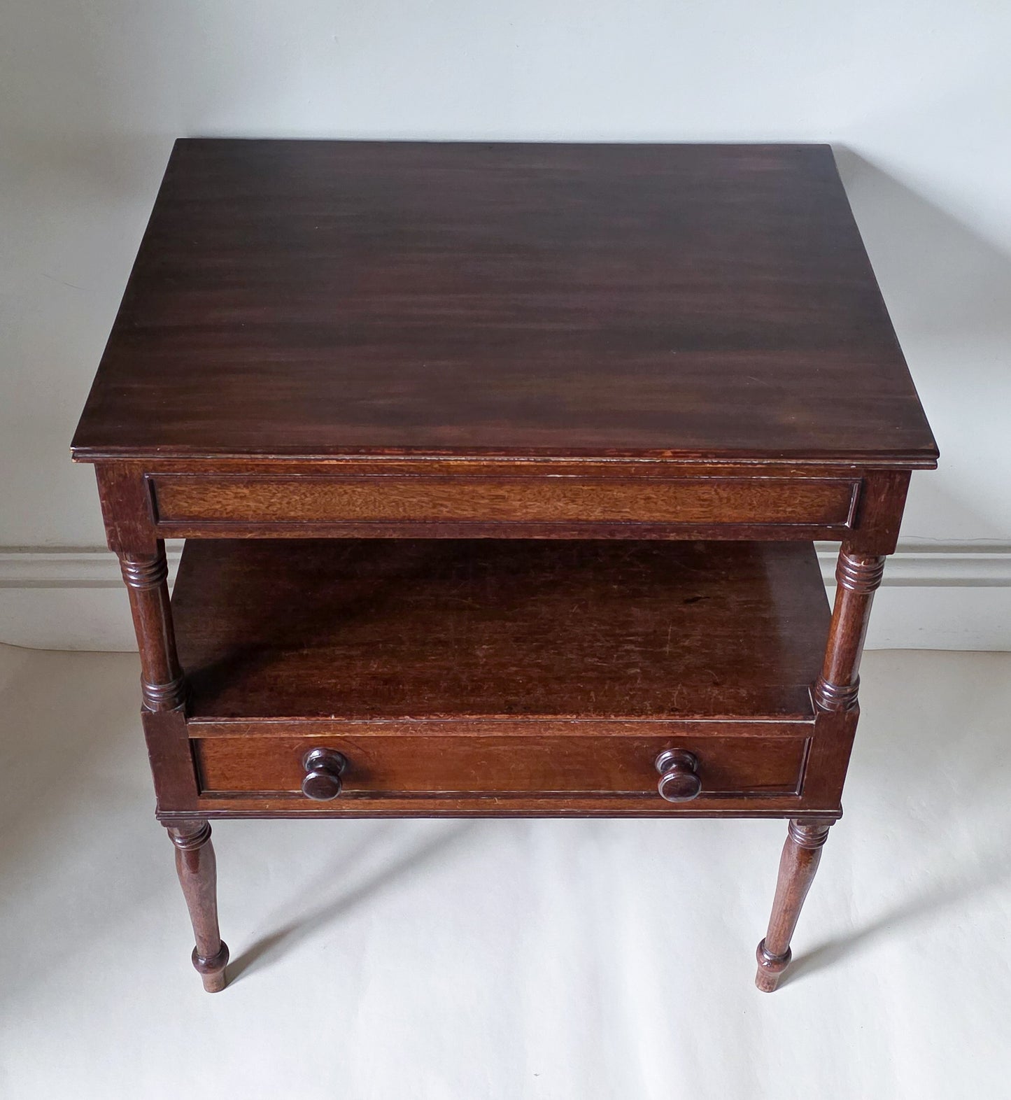 The June Antique Mahogany Side Table