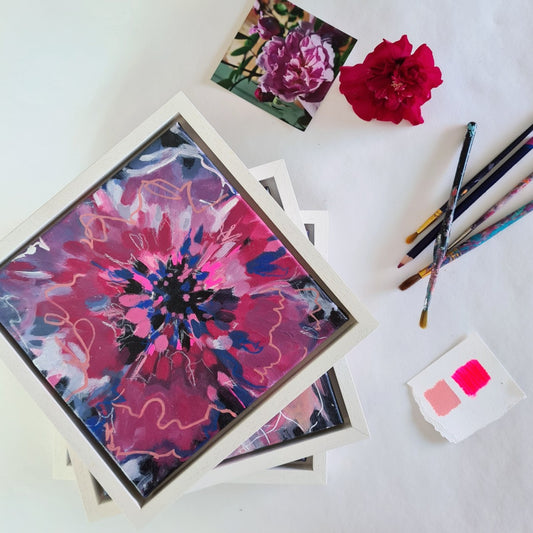 Summer Burst original artwork by Chloe Kempster