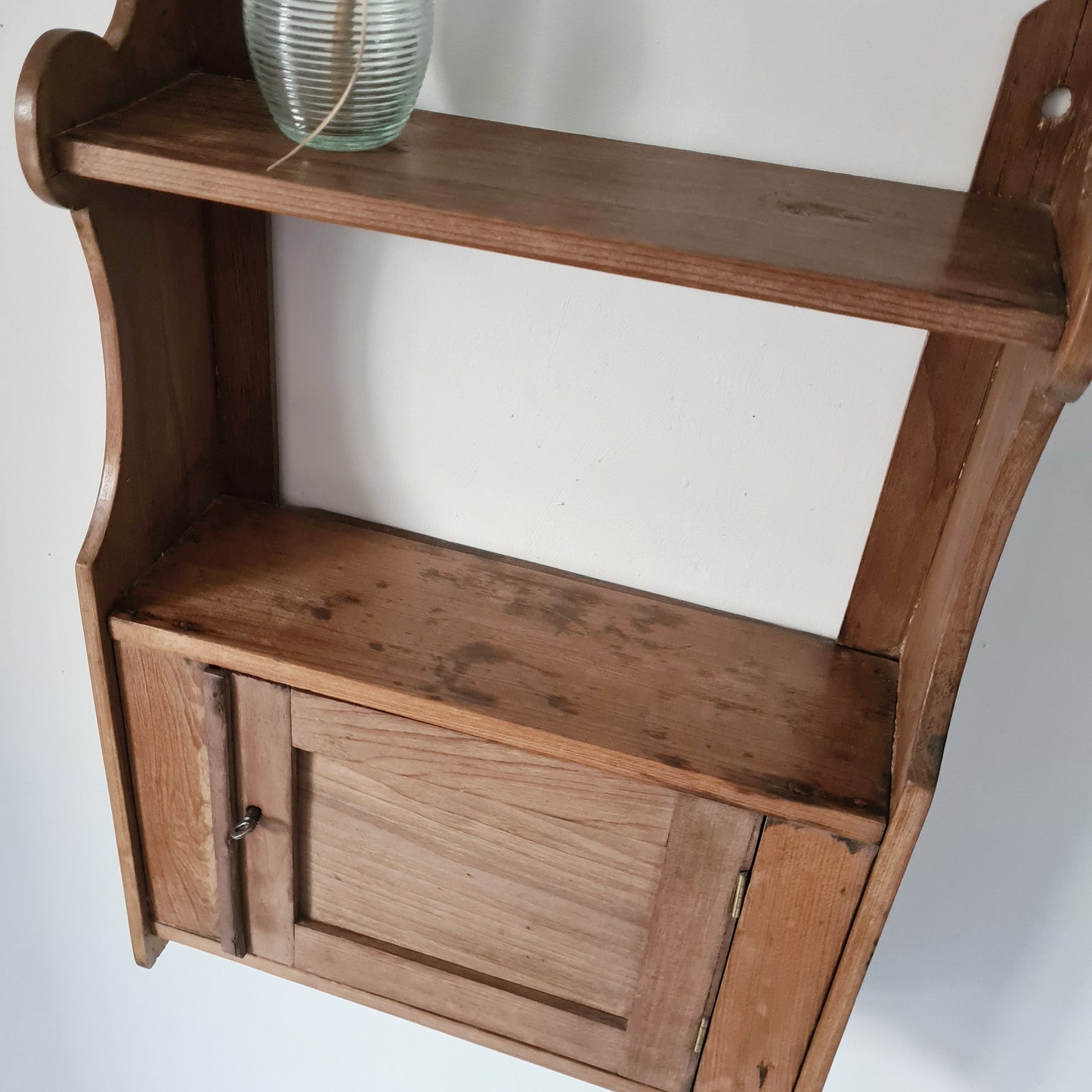 Cute Rustic Pine Wall Shelf