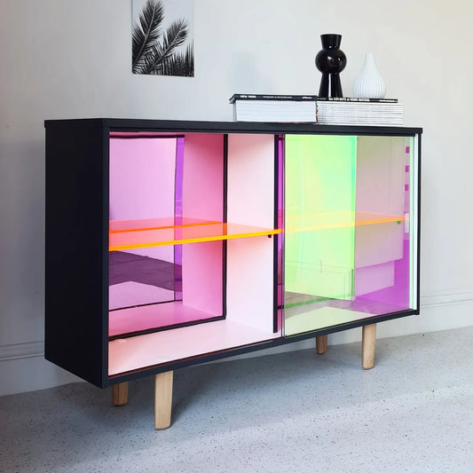 The Phoebe Neon Sunset Light Up Cabinet