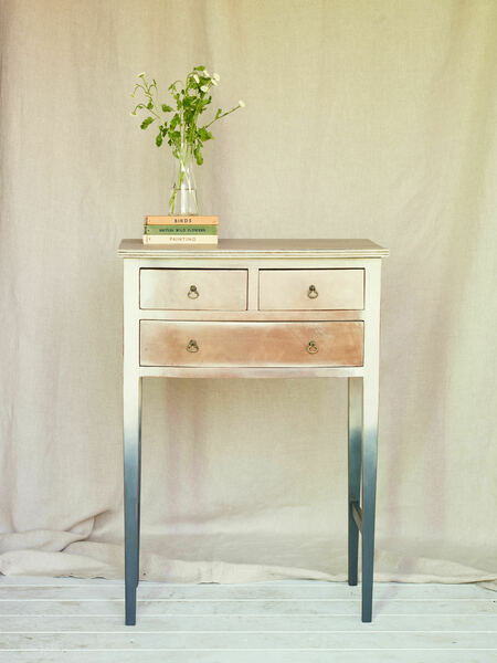Farrow white bedside shop table